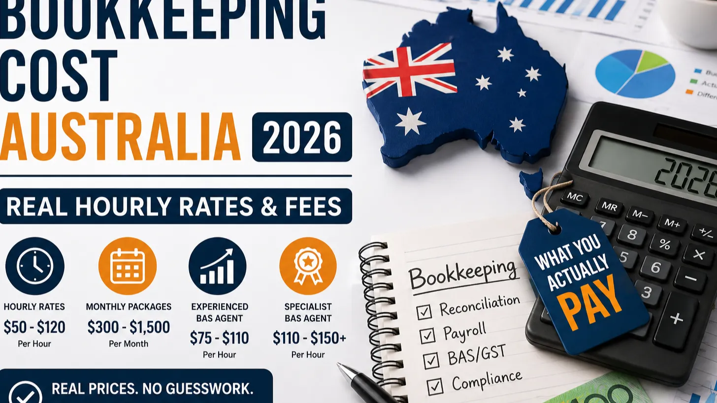 Ultimate Pricing Guide for Bookkeeping Cost Australia 2026: Real Hourly Rates & Fees